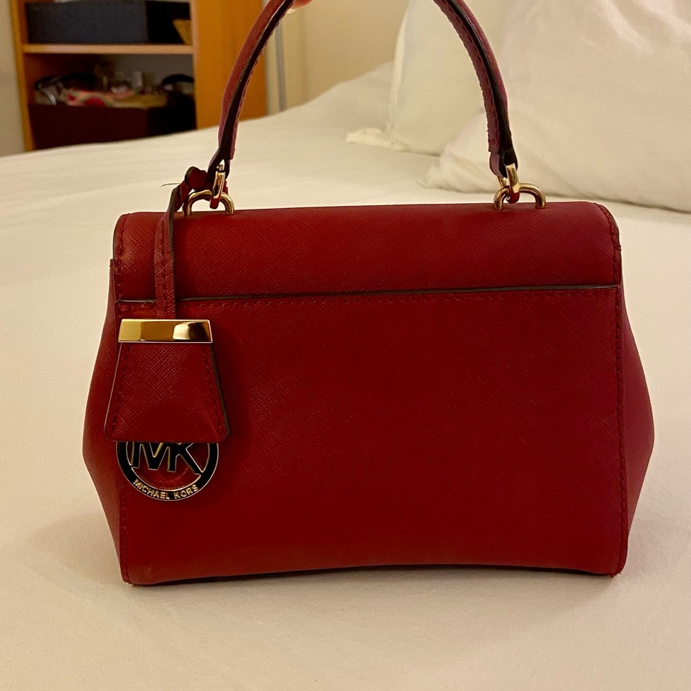 Michael Kors Ava Extra-Small Leather Crossbody - Picture 2 of 9